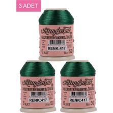 Aesco 3 Adet Altınbaşak Oya ve Dantel Ipi 20 gr - Royaleks - No: 417