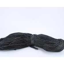 Aesco Siyah Renk Çile Kağıt Ip Çanta Ipi Supla Ipi  No:12 - (550-600 Gr)