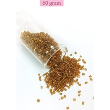 Aesco Kesme Cam Boncuk 2mm - 60 Gram - Şeffaf Kahverengi - BNC354