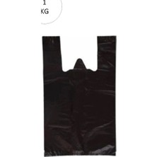 Aesco Siyah Atlet Poşet Mini Boy 20X34 cm Takriben 235 Adet 1 kg