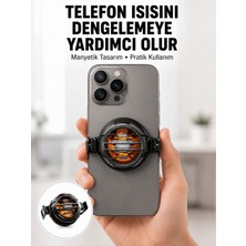 Getittir Mobil Oyunlar Için Serinletici Telefon Fanı | Sessiz Çalışma | Geniş Kıskaçlı Tasarım Yeni Nesil - Lisinya