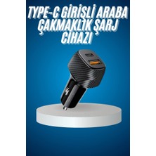 Araç Içi Hızlı Şarj Soketi 38W Oto Çakmaklık Type-C Araba Çakmaklık - HPSBYI9797-3863
