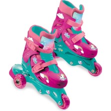 Aesco Mey Ithalat® Unicorn Desenli Inline 3 Tekerlekli Paten