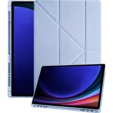 Aesco Mey Ithalat®  Samsung Galaxy Tab A11 Plus Kalemlikli Mars Tablet Kılıfı - Mavi