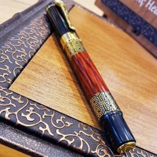 Aesco Mey Ithalat® Gold Desenli Metal Roller Kalem