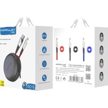 Aesco Mey Ithalat®  DC16 Micro USB Kablo 1m 2.4A - Mavi