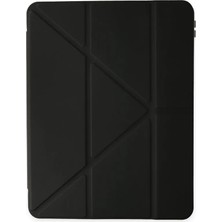 Aesco Mey Ithalat®  Samsung Galaxy X200 Tab A8 10.5 Kılıf Kalemlikli Mars Tablet Kılıfı - Siyah