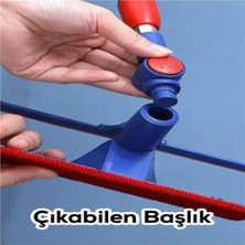 Fredeom Store Oynar Başlıklı Çekçekli Teleskopik Cam Silme Aparatı