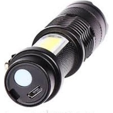 Aesco Mey Ithalat® Mini Boy LED El Feneri - 2000 Lümen, Su Geçirmez Tasarım Yeni Nesil