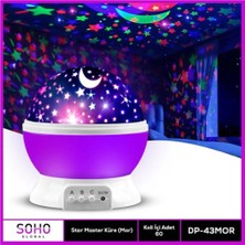 Aesco Mey Ithalat® Star Master Gece Lambası Dönerli