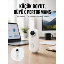 Aesco Mey Ithalat® 360° Klipsli Manyetik Spor Kamera Yüksek Çözünürlük Yeni Nesil