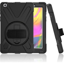 Aesco Mey Ithalat®  Samsung Galaxy T290 Tab A 8 Kılıf Amazing Tablet Kapak - Siyah