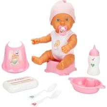 Aesco Mey Ithalat® 3823 Bakım Zamanı Sesli Gülen Ağlayan Bebek 32 cm -