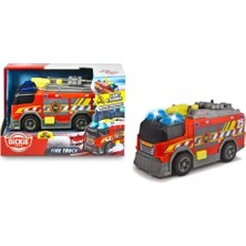 Aesco Mey Ithalat® 203302028 Dickie, Sesli ve Işıklı Itfaiye Kamyonu 15 cm