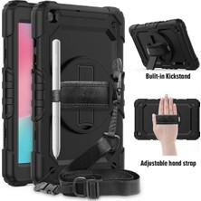 Aesco Mey Ithalat®  Samsung Galaxy T290 Tab A 8 Kılıf Pars Tablet Kapak - Siyah