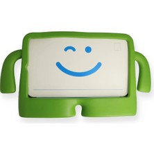Aesco Mey Ithalat®   iPad 4 9.7 Kılıf Karakter Tablet Silikon - Yeşil