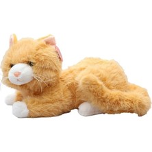 Aesco Mey Ithalat® PJH14473 Peluş 36 cm Sesli Kedi 4 (Tek Adet Fiyatıdır)