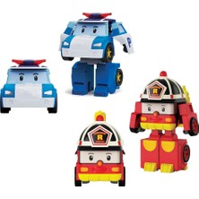 Aesco Mey Ithalat®  Polı MRT-674 Robocar Poli Mini Transforming Kasabanın Kurtarma Araçları 4lü Set