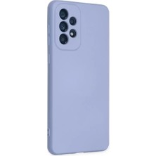 Aesco Mey Ithalat®  Samsung Galaxy A23 4g Kılıf Nano Içi Kadife Silikon - Lila