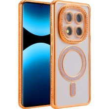 Aesco Mey Ithalat®   Redmi Note 15 Pro Plus 5g Joke Simli Magneticsafe Kılıf - Turuncu