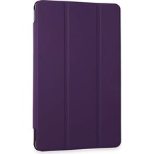 Aesco Mey Ithalat®  Samsung Galaxy X610 Tab S9 Fe Plus 12.4 Kılıf Tablet Smart Kılıf - Mor
