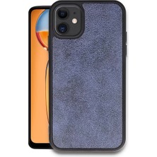 Aesco Mey Ithalat®   iPhone 11 Kılıf Aras Deri Kapak - Lacivert