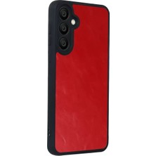 Aesco Mey Ithalat®  Samsung Galaxy A57 5g Aras Deri Kapak - Kırmızı