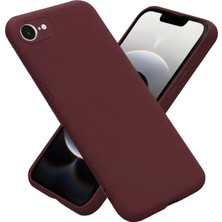 Aesco Mey Ithalat®   iPhone 16E Kılıf First Silikon - Bordo