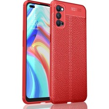 Aesco Mey Ithalat®   Reno 4 Pro Kılıf Auto Focus Kapak - Kırmızı