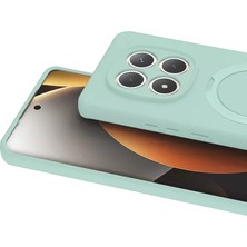 Aesco Mey Ithalat®   Redmi Note 15 Pro 5g Regal Magsafe Standlı Kapak - Su Yeşili