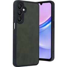 Aesco Mey Ithalat®  Samsung Galaxy A16 5g Kılıf Aras Deri Kapak - Koyu Yeşil