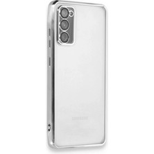 Aesco Mey Ithalat®  Samsung Galaxy S20 Fe Kılıf  Lensli Silikon - Gümüş