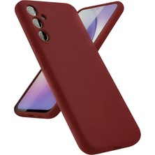 Aesco Mey Ithalat®  Samsung Galaxy A24 4g Kılıf First Silikon - Bordo