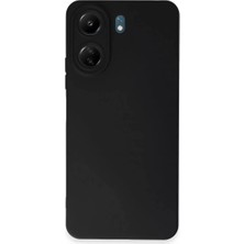 Aesco Mey Ithalat®   Redmi 13C Kılıf Nano Içi Kadife Silikon - Siyah