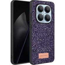 Aesco Mey Ithalat®   Redmi Note 15 4g Bright Simli Kapak - Derin Mor