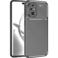 Aesco Mey Ithalat®  Honor 200 Kılıf Auto Focus Karbon Kapak - Gri