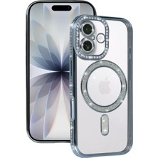 Aesco Mey Ithalat®   iPhone 17 Joke Simli Magneticsafe Kılıf - Mavi