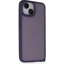 Aesco Mey Ithalat®   iPhone 14 Kılıf Elegant Kapak - Derin Mor