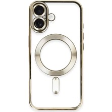 Aesco Mey Ithalat®   iPhone 16 Kılıf Kross Magneticsafe Kapak - Gold