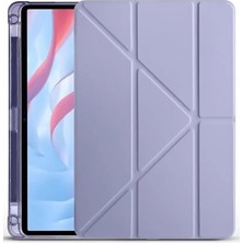 Aesco Mey Ithalat®  Huawei Honor Pad X9A Kalemlikli Mars Tablet Kılıfı - Lila