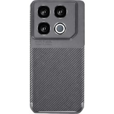 Aesco Mey Ithalat®  Infinix Gt 20 Pro Kılıf Auto Focus Karbon Kapak - Gri