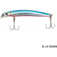 Asyaink Maket Balık - Kurşun Arkası Rapala - 8cm 5gr - Sea Bose B-14