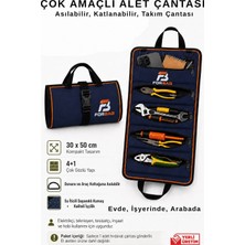 Satış Diyarı Hırdavat Çantası Çok Amaçlı Alet Çantası Bez Hırdavat Çantası Asılabilir Katlanabilir Takım Çantası 1 Adet
