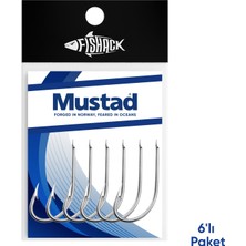 Asyaink Olta Iğnesi - Mustad - 2310 - Krom - No: 2 (6'lı Paket)