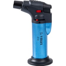 Asyaink Doldurulabilir Pürmüz Çakmak - Torch - Metal Başlıklı - A14 - Mavi - 74 gr