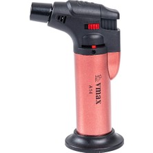 Asyaink Doldurulabilir Pürmüz Çakmak - Torch - Metal Başlıklı - A14 - Pembe - 74 gr