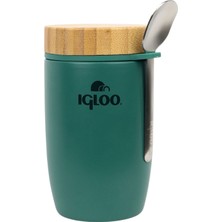 Asyaink Çelik Yemek Termos - Igloo - Bamboo - 500 ml - Yeşil - 205789