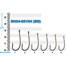 Asyaink SH34-82154 Sea Horse No: 4/0 Bronz Iğne (10'lu)