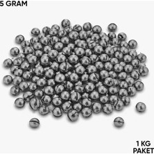 Asyaink Kıstırma Yarma Kurşun - Kesikli Olta Kurşunu - 5 Gram (1 Kg)