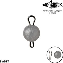 Asyaink Mafsallı Kurşun - Hareketli Iğne Kurşunu - Fishack - 3 Gram - 5'li Paket